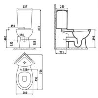 схема унитаза Creavit Corner SD310-11CB00E-0000