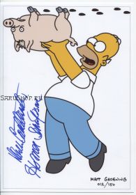 Автограф: Дэн Кастелланета. Симпсоны / The Simpsons