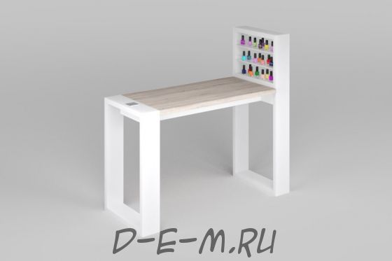 Маникюрный стол Matrix с подставкой для лаков