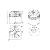 Чертеж емкости пластиковой TR 6000 литров