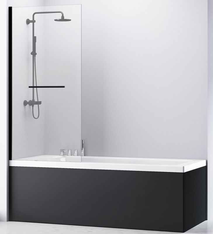 Шторка на ванну ABBER Immer Offen AG70080B 80x140
