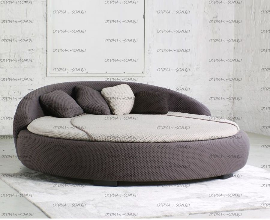 Кровать круглая Амстердам 1031AHY б/о