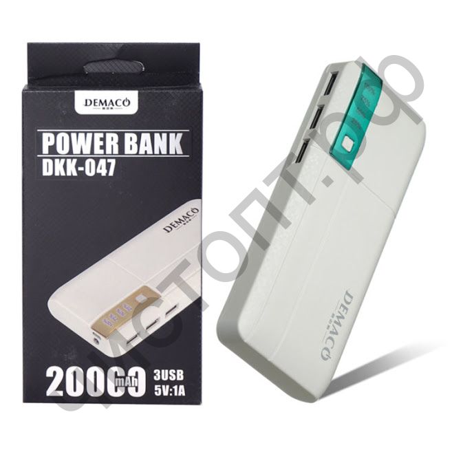 Моб. заряд. устрой. Demaco DKK-A47 20000 mAh Power Bank