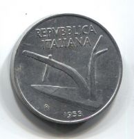 10 лир 1953 Италия