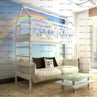 Кровать-чердак Домик Standard №5