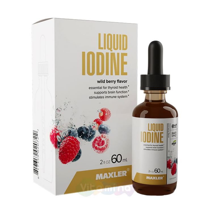 Maxler Liquid Iodine Йод в каплях, 60 мл