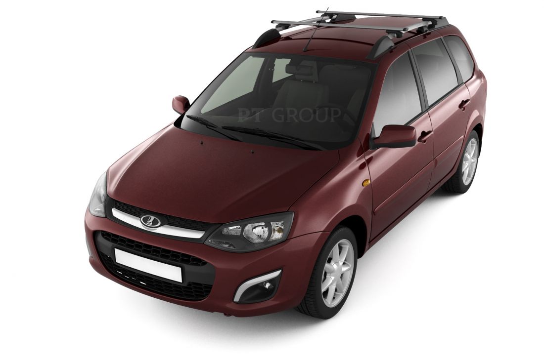 Рейлинги с попереч.проф.1,05 (Черн) "Усиленный" LADA KALINA Хэтчбек 2004-2013, L.KALINA II 13 (01190704)