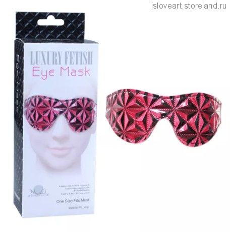 Маска EYE MASK цвет красный