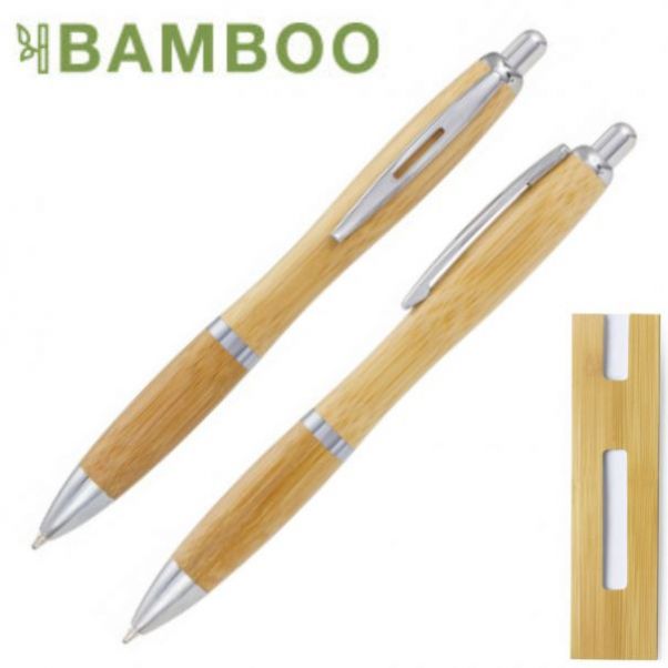 Ручки из бамбука Bamboo Simple в чехле