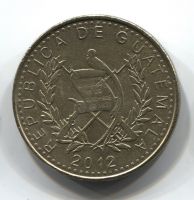 1 кетцаль 2012 Гватемала XF