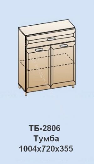 Тумба ТБ-2806 Мелисса Снежный ясень