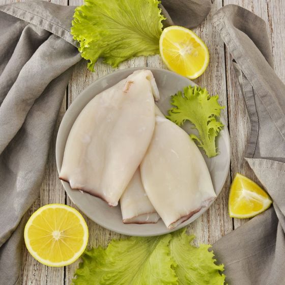 Кальмар командорский, очищенный