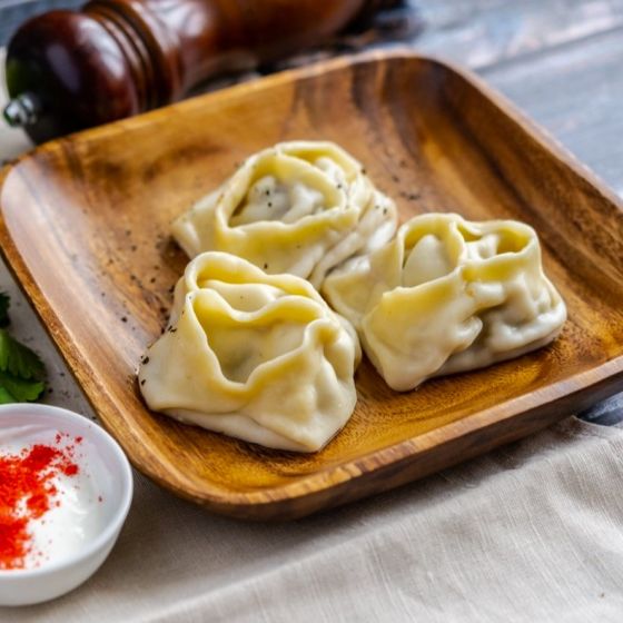 Манты замороженные, с говядиной