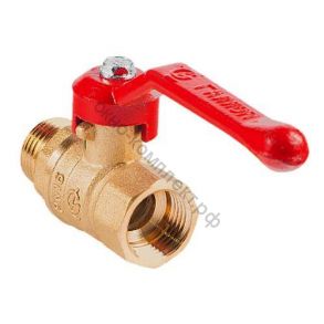 КРАН  шар. !ЖЕЛТЫЙ! AQUALINK 1" ВР-НР РЫЧАГ