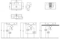 Подвесная/накладная раковина Hatria Bahia_13 BH0600365 60х36,5 схема 1