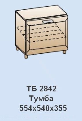 Тумба ТБ-2842 Мелисса Ясень Асахи