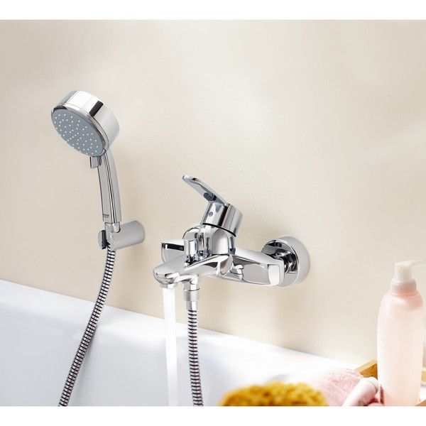 Смеситель для ванны Grohe Eurostyle Cosmopolitan 3359220A с душевым гарнитуром ФОТО