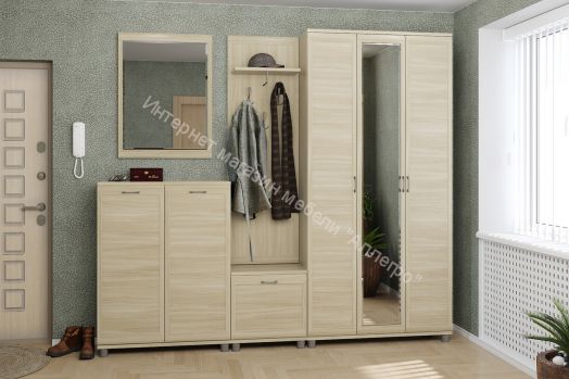 Прихожая МЕЛИССА  комп.02 Акация Молдау