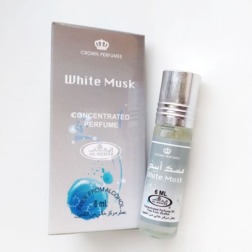 Арабские масляные духи White musk | Белый мускус | 6 мл | Al-Rehab | Унисекс