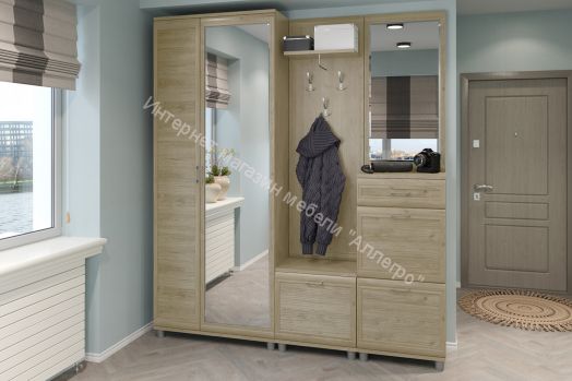 Прихожая МЕЛИССА  комп.01 Акация Молдау