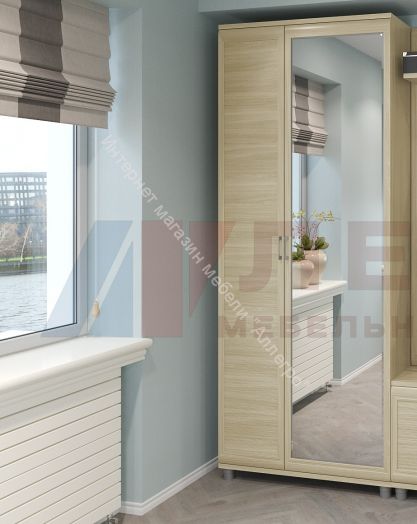 Прихожая МЕЛИССА  комп.01 Ясень Асахи