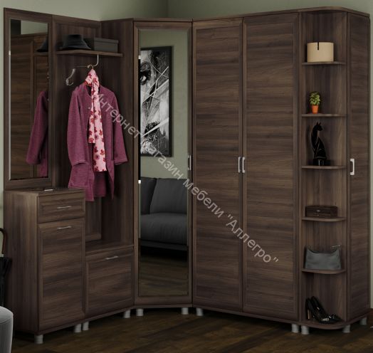 Прихожая МЕЛИССА  комп.10 Акация Молдау