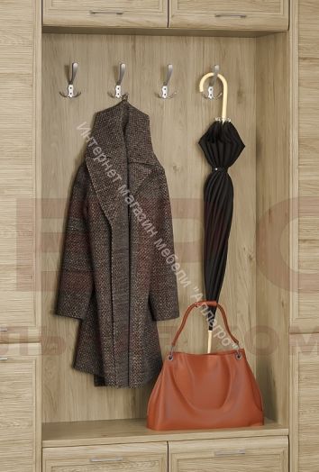 Прихожая МЕЛИССА  комп.09 Гикори Джексон светлый