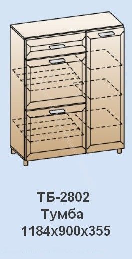 Тумба ТБ-2802 Мелисса Гикори Джексон светлый