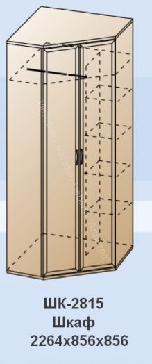 Шкаф ШК-2815 угловой Мелисса