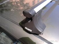 Багажник на крышу Suzuki Swift, Атлант, аэродинамические дуги "Эконом"