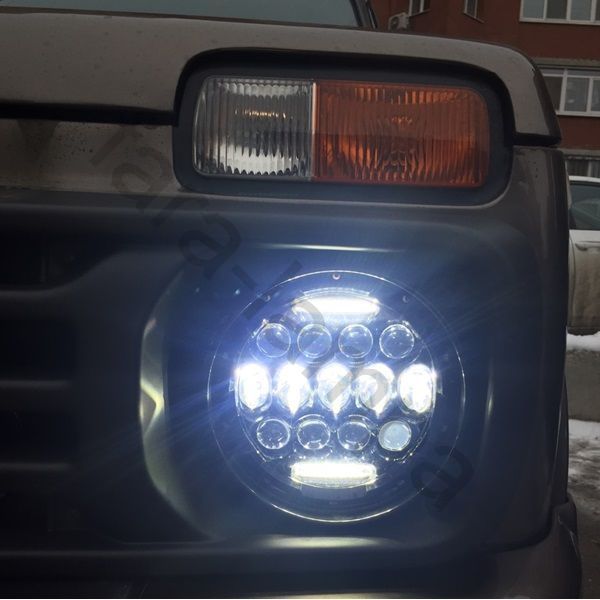 Фары 7 дюймов УАЗ Нива - серия М