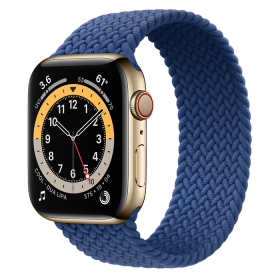 Ремешок Apple Watch Series 6 Atlantic Blue Braided Solo Loop (для корпуса 44 мм)