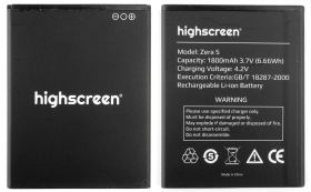 Аккумулятор для телефона Highscreen Zera S 1800mAh