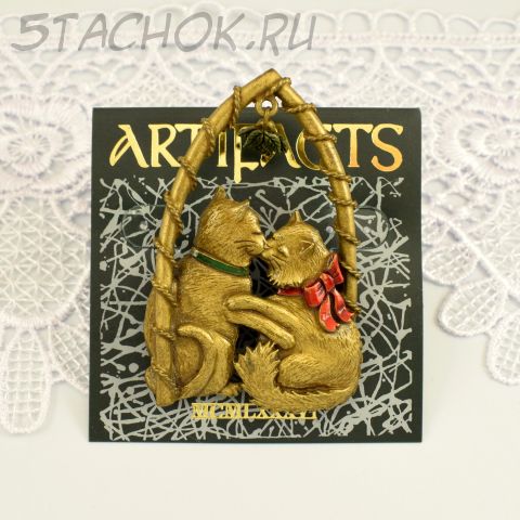 Брошь "Кошачий поцелуй" (JJ США)