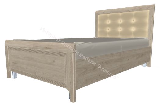 Кровать КР-2032 (1,4*2,0) Карина с мягким изголовьем