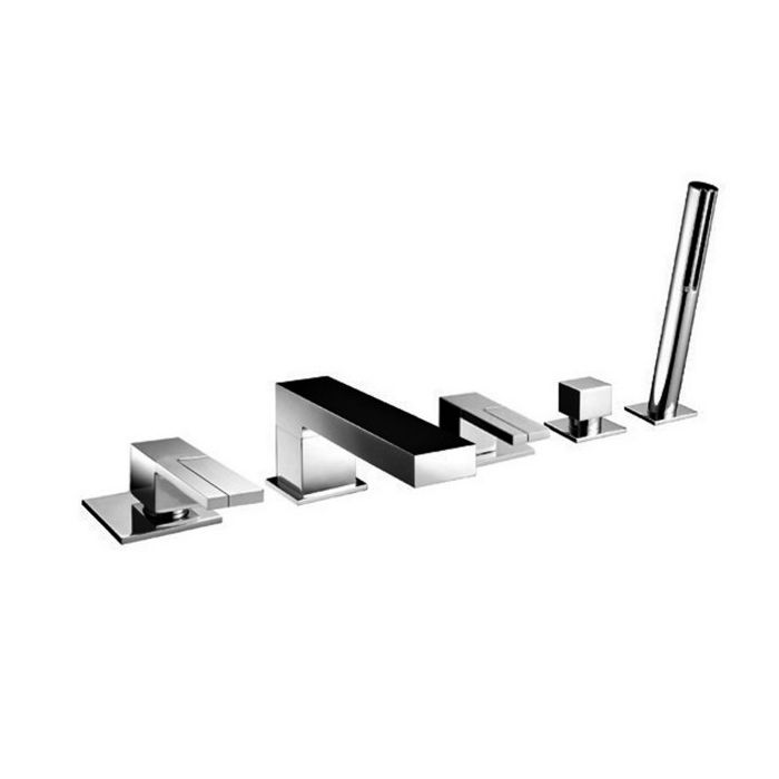 Изображение Смеситель для ванны и душа Fantini AR/38 38 02 5365S с изливом и лейкой