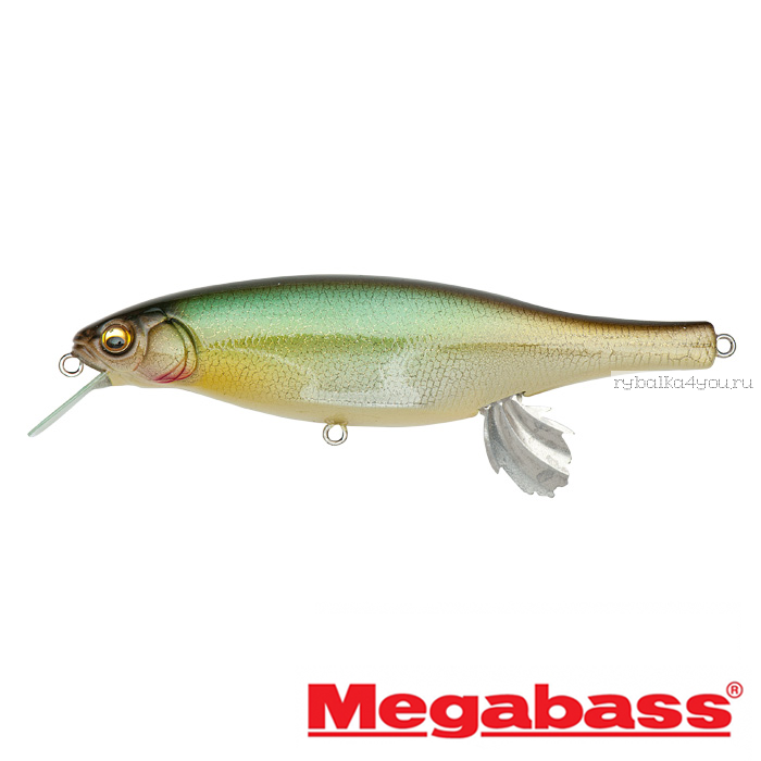 Воблер Megabass Vision 100 Miyabi 105мм / 17,4гр / Заглубление: 0,4 - 0,6 м / цвет: Hakusei Glitter Honmoroko