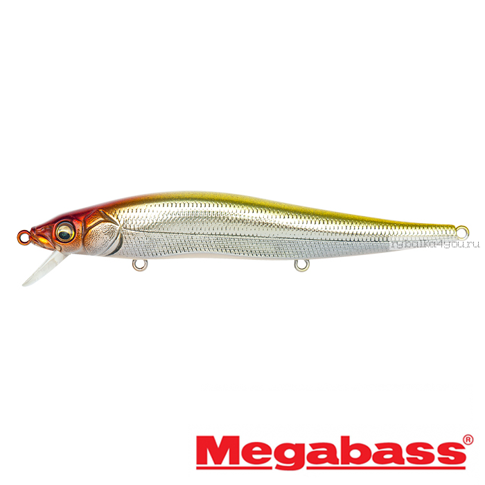 Воблер Megabass Vision Oneten Square Bill 110 мм / 13,2 гр / Заглубление: 0,3 - 1,2 м / цвет: M Western Clown