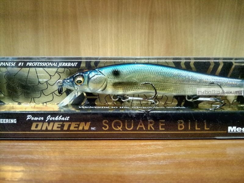 Воблер Megabass Vision Oneten Square Bill 110 мм / 13,2 гр / Заглубление: 0,3 - 1,2 м / цвет: GG Threadfin Shad (JP)