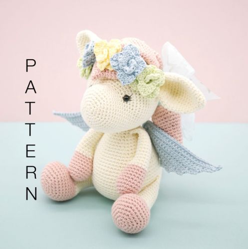 [Игрушки] Harriet the pegasus / Пегас Харриэт (TheLittleHookCrochet)