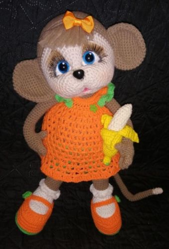 [Игрушки] Обезьянка «Бекки» (Алла Маслова/Федюнина)