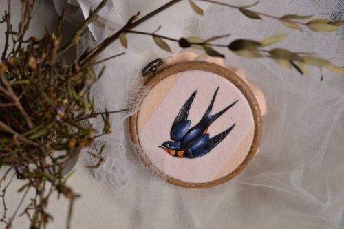 [tvoristudio] Мастер-класс броши «Ласточка» (Ксения Громова)