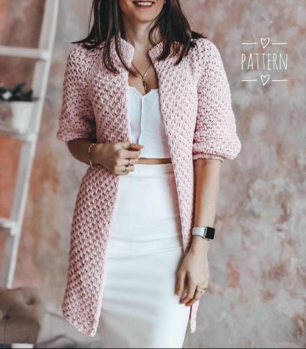 [Вязание] Кардиган «Romantic» (Елена Грабенко)