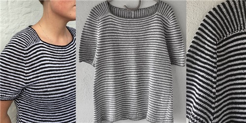 [Вязание] Летний топ в полоску H?r no 5 (Lone Kjeldsen)