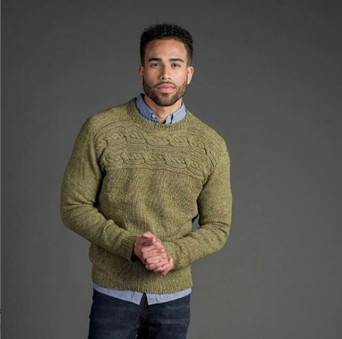 [Вязание] Мужской свитер'Cayley' (Ирина Аникеева)