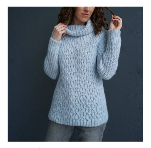 [Вязание] Свитер крючком «Инфинити» (lily_knitting)