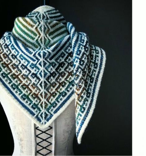 [Вяжи.ру] Шаль Synchronicity (Chheryl Faust)