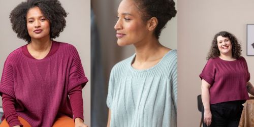 [Вяжи.ру] Вязаная футболка Woodblock (Emily Greene )