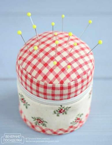 [Вечерние посиделки] Мастер-класс №127 Игольница-органайзер (Татьяна Максименко)