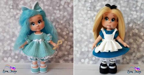 Игрушка Мастер класс 'Мальвина и Алиса' ( Елена Аккоджа)